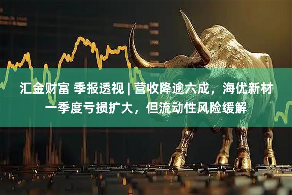 汇金财富 季报透视 | 营收降逾六成，海优新材一季度亏损扩大，但流动性风险缓解